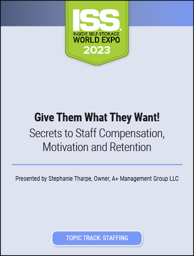 Give Them What They Want! Secrets to Staff Compensation, Motivation and Retention